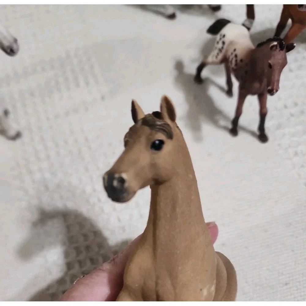 Lot of 5 Schleich Horse Figures 2016 2017 2018 Collectible Plastic Animal Models